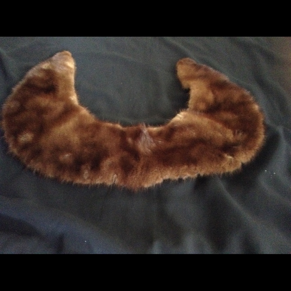 Price correction. Fur collar